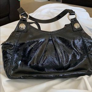 Black Shiny Authentic Coach purse